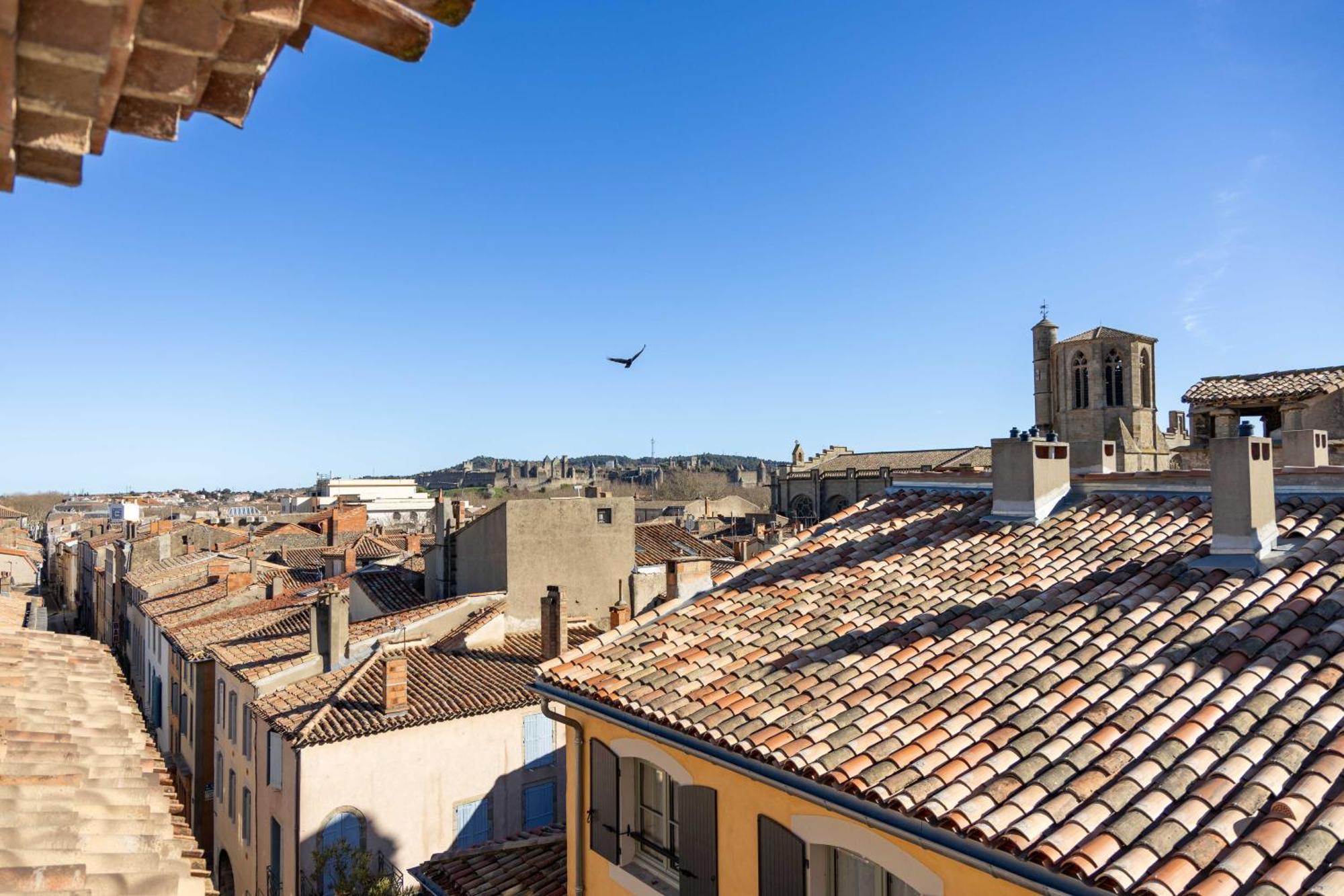 Bel Appartement Avec Cour Au Coeur De La Bastide Carcassonne Exterior foto